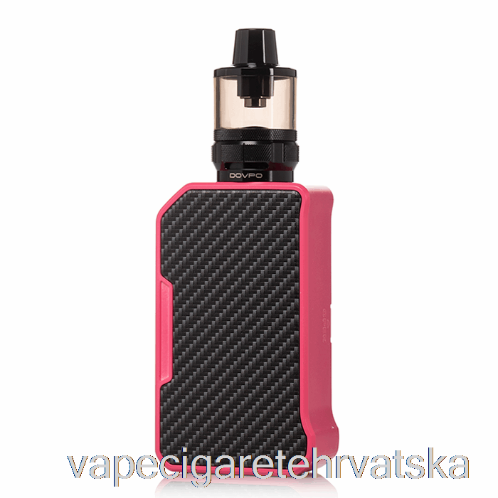 Vape Cigarete Dovpo Mvp 220w Starter Kit Karbonska Vlakna Roza